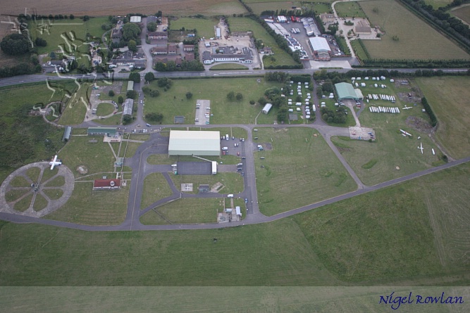 Arial view of the drop zone