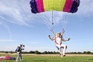 Dave Tunks landing his Velocity at Headcorn airfield