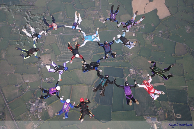 Dave Tunks's Organised Load - Second point of the 19 way, club record