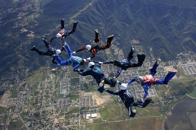 Double satellite, NRA jumping in Elsinore 2005