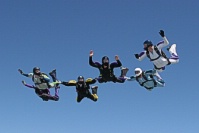 All about relative work, formation skydiving at Headcorn