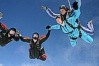 Two of our 4 way fs team, S-Sense join up with Fiona and Mark doing a tandem parachute jump.